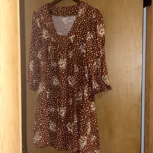 Knox Rose Brown Dress SIZE: Large